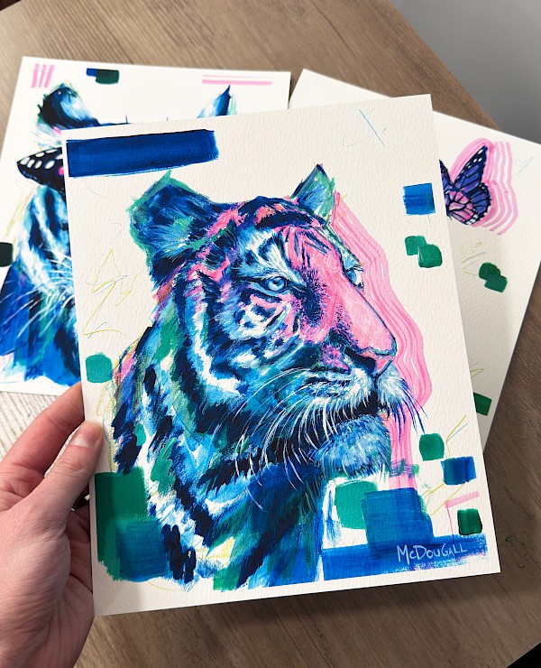 Olympic Tigress 1 - Limited Edition Print