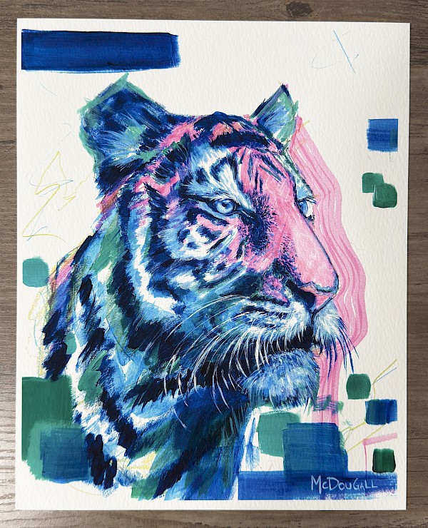 Olympic Tigress 1 - Limited Edition Print