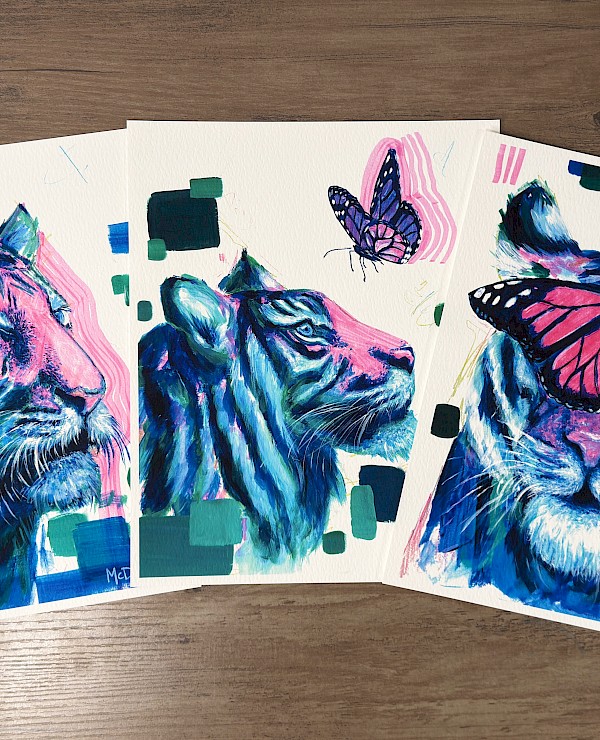 Olympic Tigress 1 - Limited Edition Print