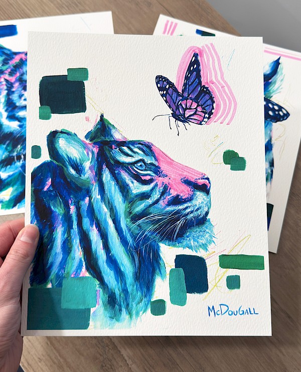 Olympic Tigress 2 - Limited Edition Print