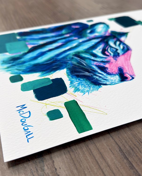 Olympic Tigress 2 - Limited Edition Print