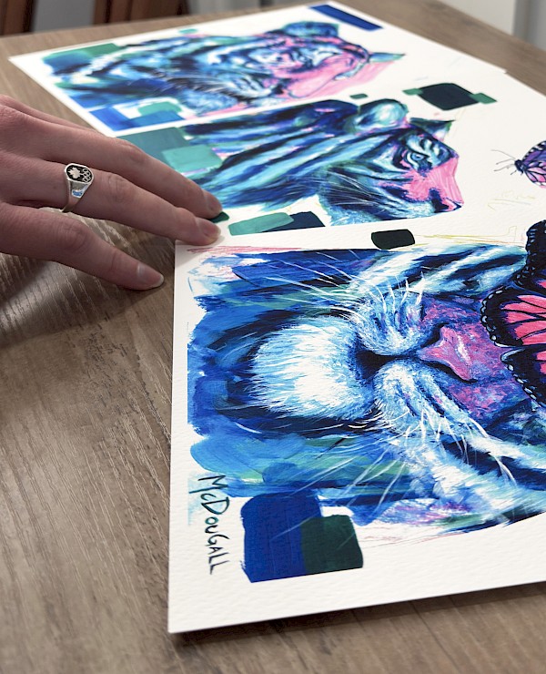 Olympic Tigress 2 - Limited Edition Print