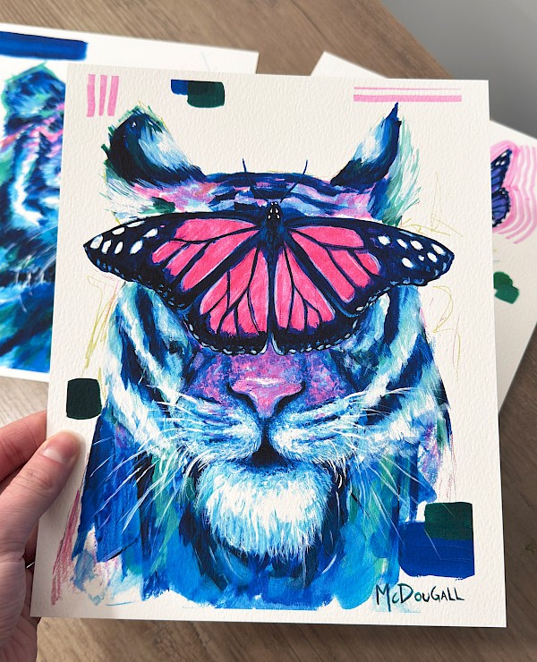 Olympic Tigress 3 - Limited Edition Print