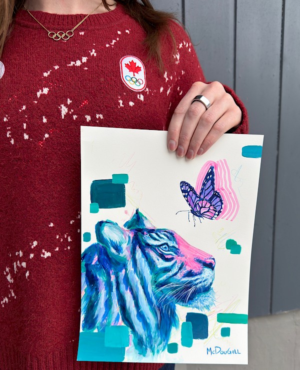 Olympic Tigress 2 Original Painting